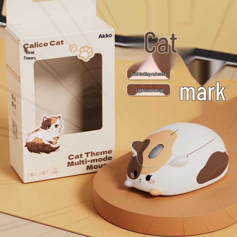 AKKO Cute Cat Dual Mode Wireless Mouse
AKKO Cute Cat Dual Mode Wireless Mouse