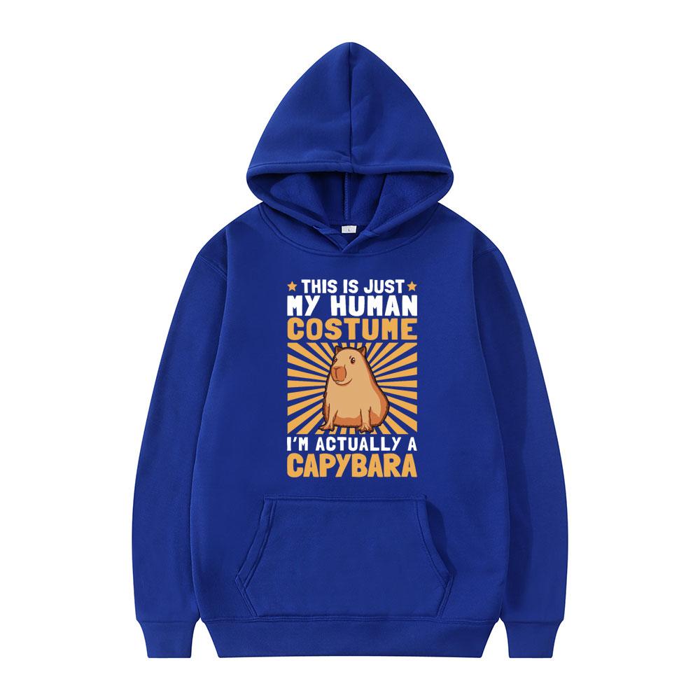 Funny Animals Capybara Print Hoodies Men Women Cartoon Hooded Sweatshirt Harajuku Student Hoodie Casual Streetwear S
Funny Animals Capybara Print Hoodies Men Women Cartoon Hooded Sweatshirt Harajuku Student Hoodie Casual Streetwear S