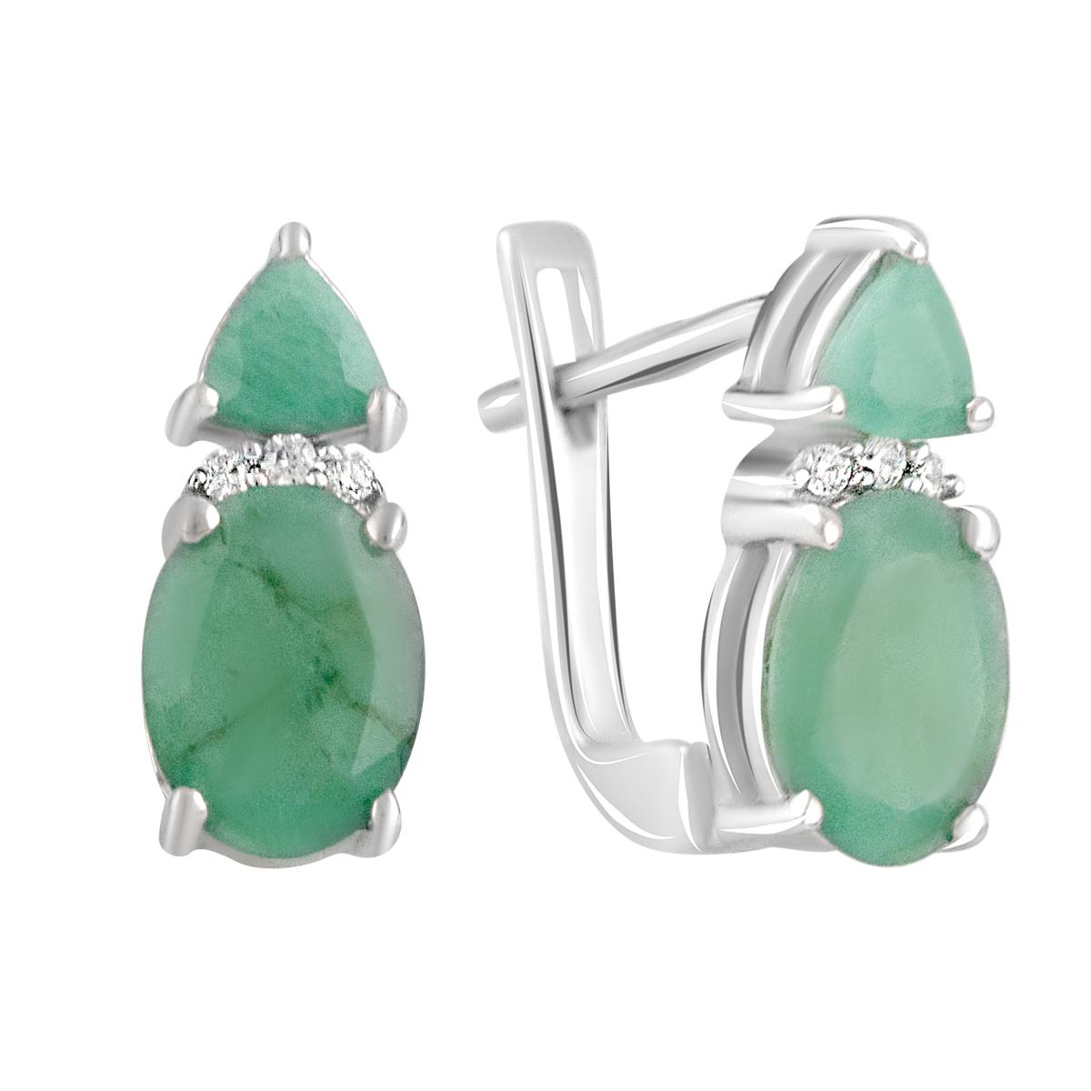 Срібні сережки з натуральним смарагдом 2.851ct (2111139) смарагдовий
Срібні сережки з натуральним смарагдом 2.851ct (2111139) смарагдовий