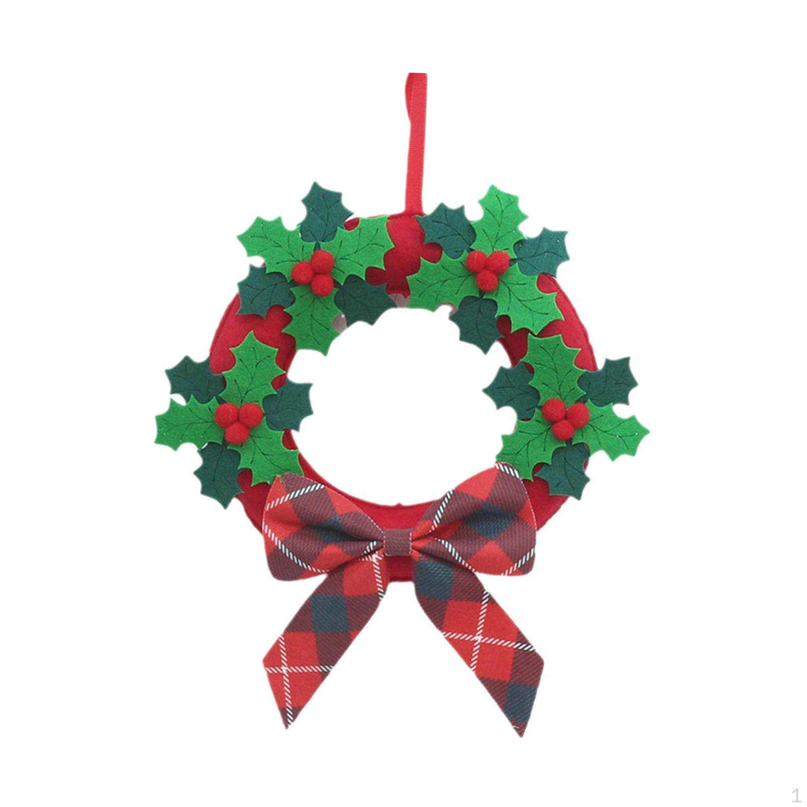 Artificial Christmas Wreath Decoration Felt Cloth Simple and Fashion,Front Door Hanging
Artificial Christmas Wreath Decoration Felt Cloth Simple and Fashion,Front Door Hanging