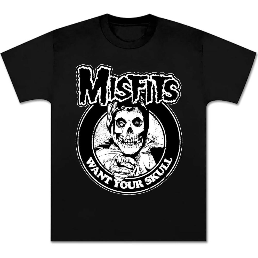 Misfits Shirt Rock Vintage for Youth Want Your Skull Graphic Printing Short Sleeve 80s Concert Classic Adult TShirt Black 4XL
Misfits Shirt Rock Vintage for Youth Want Your Skull Graphic Printing Short Sleeve 80s Concert Classic Adult TShirt Black 4XL