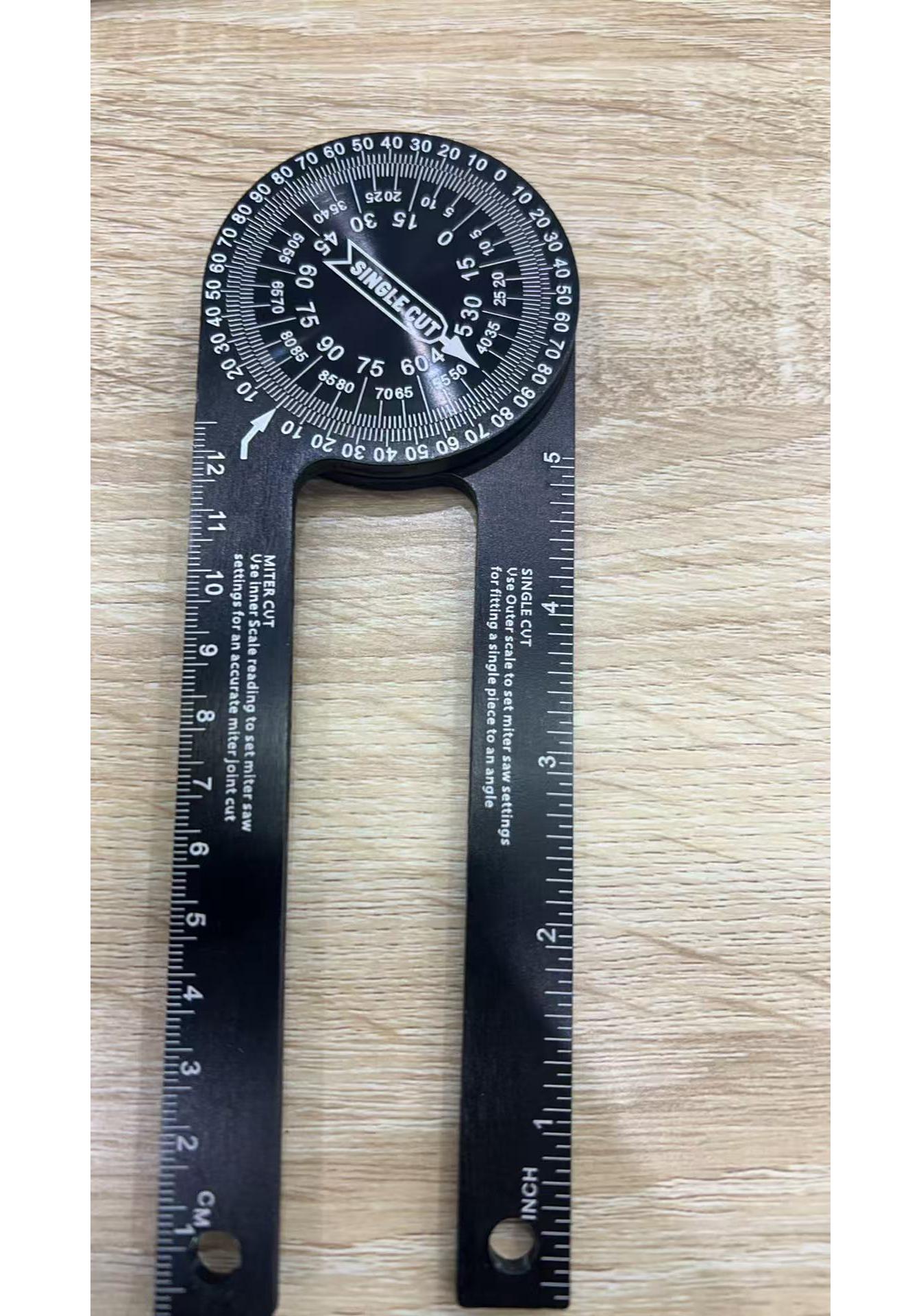 Woodworking 360° Angle Gauge & Protractor - Square Cutting Positioning Tool.
Woodworking 360° Angle Gauge & Protractor - Square Cutting Positioning Tool.