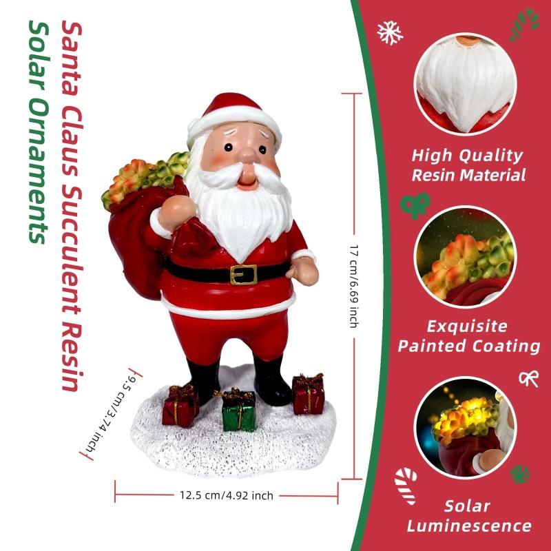 Solar Powered Santa Claus Backpack Lights Christmas Decorations Resin Crafts Home Decor Ornaments as Christmas gifts
Solar Powered Santa Claus Backpack Lights Christmas Decorations Resin Crafts Home Decor Ornaments as Christmas gifts