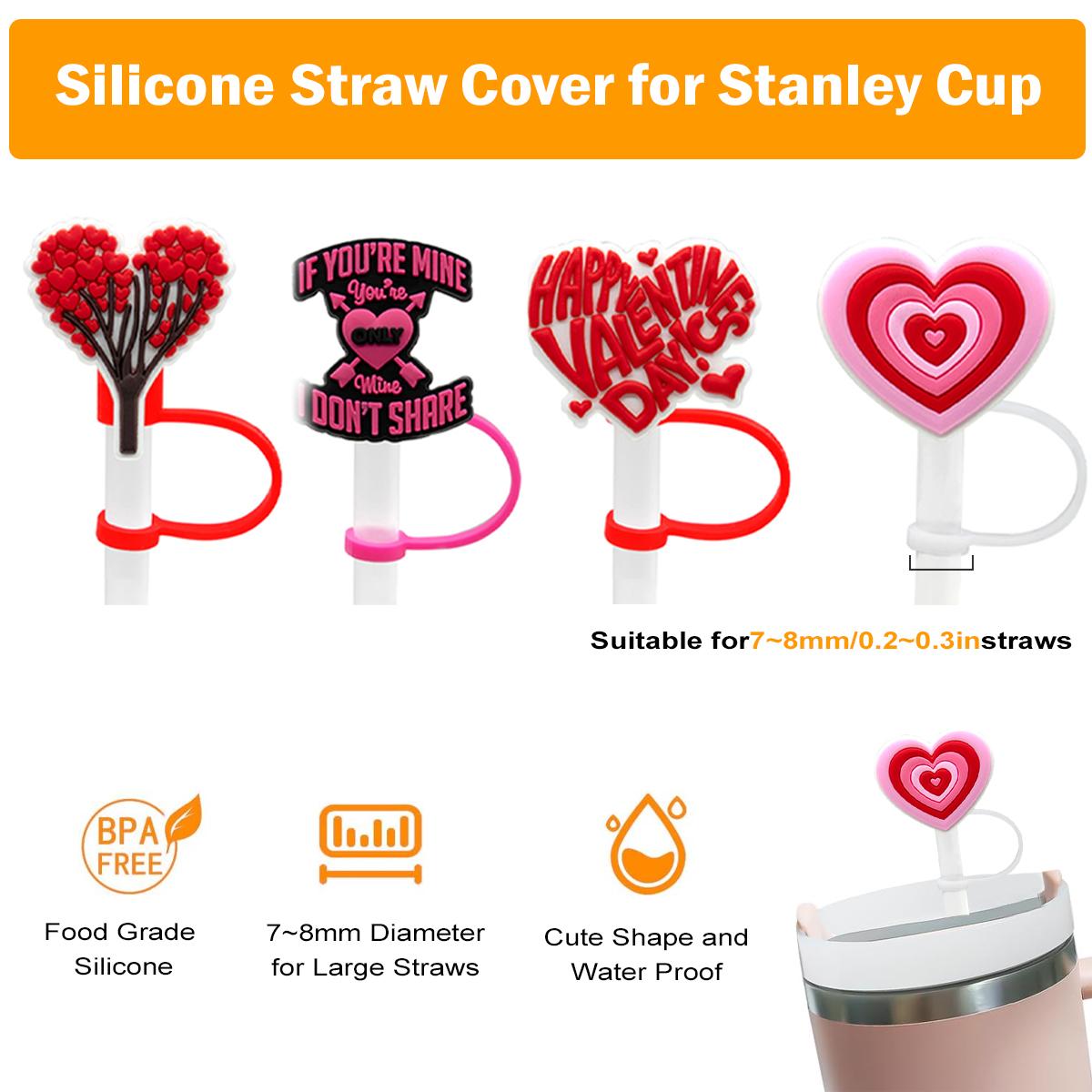 Leeseph 4pcs Straw Cover Cap for Stanley Cup, Reusable Dust-Proof Straw Topper for 7-8mm/0.2-0.3in Diameter Straws, Summer Gifts
Leeseph 4pcs Straw Cover Cap for Stanley Cup, Reusable Dust-Proof Straw Topper for 7-8mm/0.2-0.3in Diameter Straws, Summer Gifts