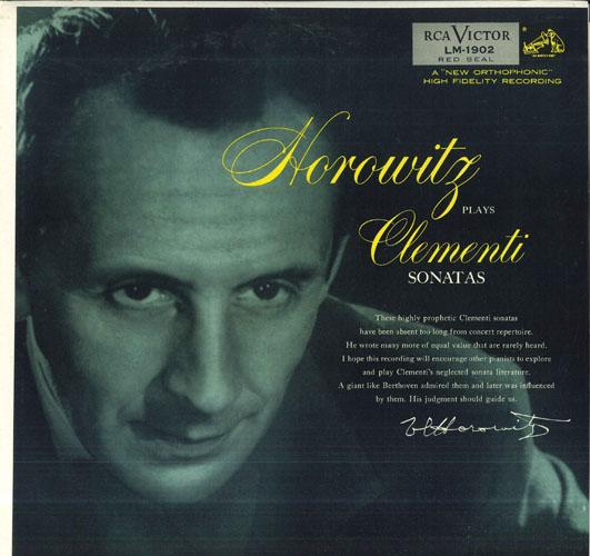 LP Record HOROWITZ PLAYS CLEMENTI Horowitz Plays Clementi Sonatas LM1902 RCA VICTOR RED Canada Classical Used
LP Record HOROWITZ PLAYS CLEMENTI Horowitz Plays Clementi Sonatas LM1902 RCA VICTOR RED Canada Classical Used