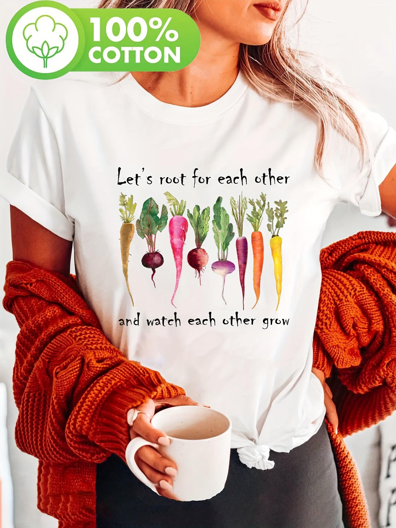 Each Other Gardening Print T-shirt, Short Sleeve Crew Neck Casual Top for Summer & Spring, Women s Clothing 5XL різнокольоровий
Each Other Gardening Print T-shirt, Short Sleeve Crew Neck Casual Top for Summer & Spring, Women s Clothing 5XL різнокольоровий