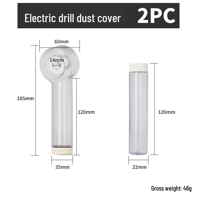 Portable Drill Dust Cover & Storage Box with Hole Opener
Portable Drill Dust Cover & Storage Box with Hole Opener