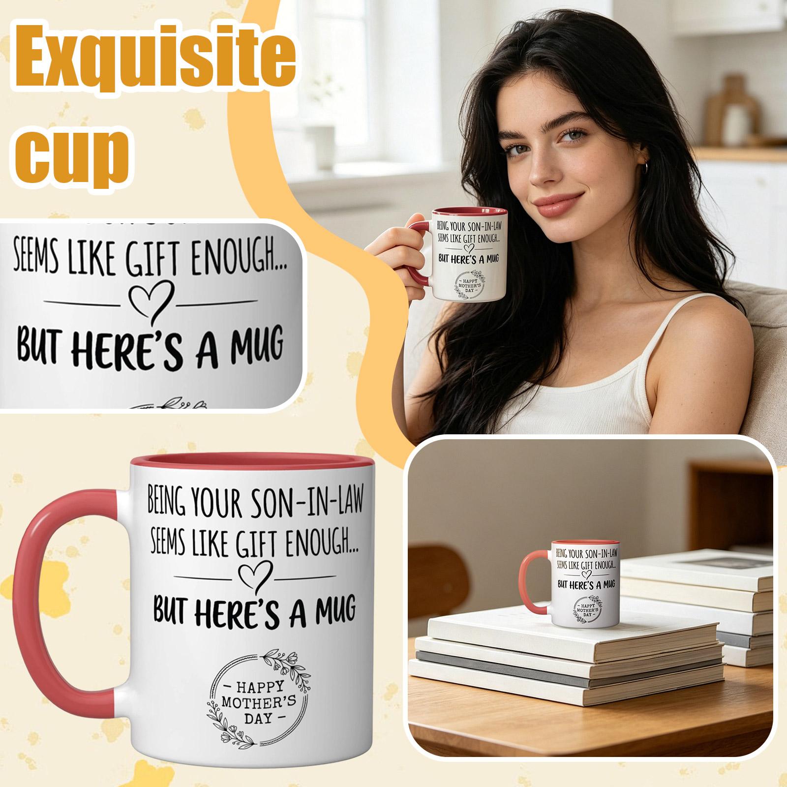 Ceramic Coffee Mug 325ml Son In Law Gift Mother s Day Printed Mug Dishwasher Safe Microwave Safe Durable One Size красный
Ceramic Coffee Mug 325ml Son In Law Gift Mother s Day Printed Mug Dishwasher Safe Microwave Safe Durable One Size красный