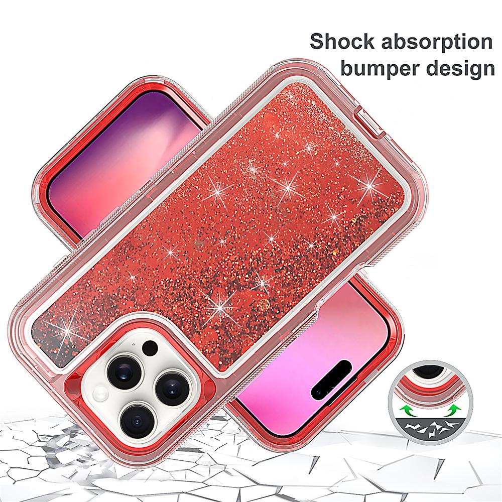 For iPhone 16 Pro Max Case Shockproof Detachable 2 In 1 TPU+PC Quicksand Phone Cover Rose
For iPhone 16 Pro Max Case Shockproof Detachable 2 In 1 TPU+PC Quicksand Phone Cover Rose