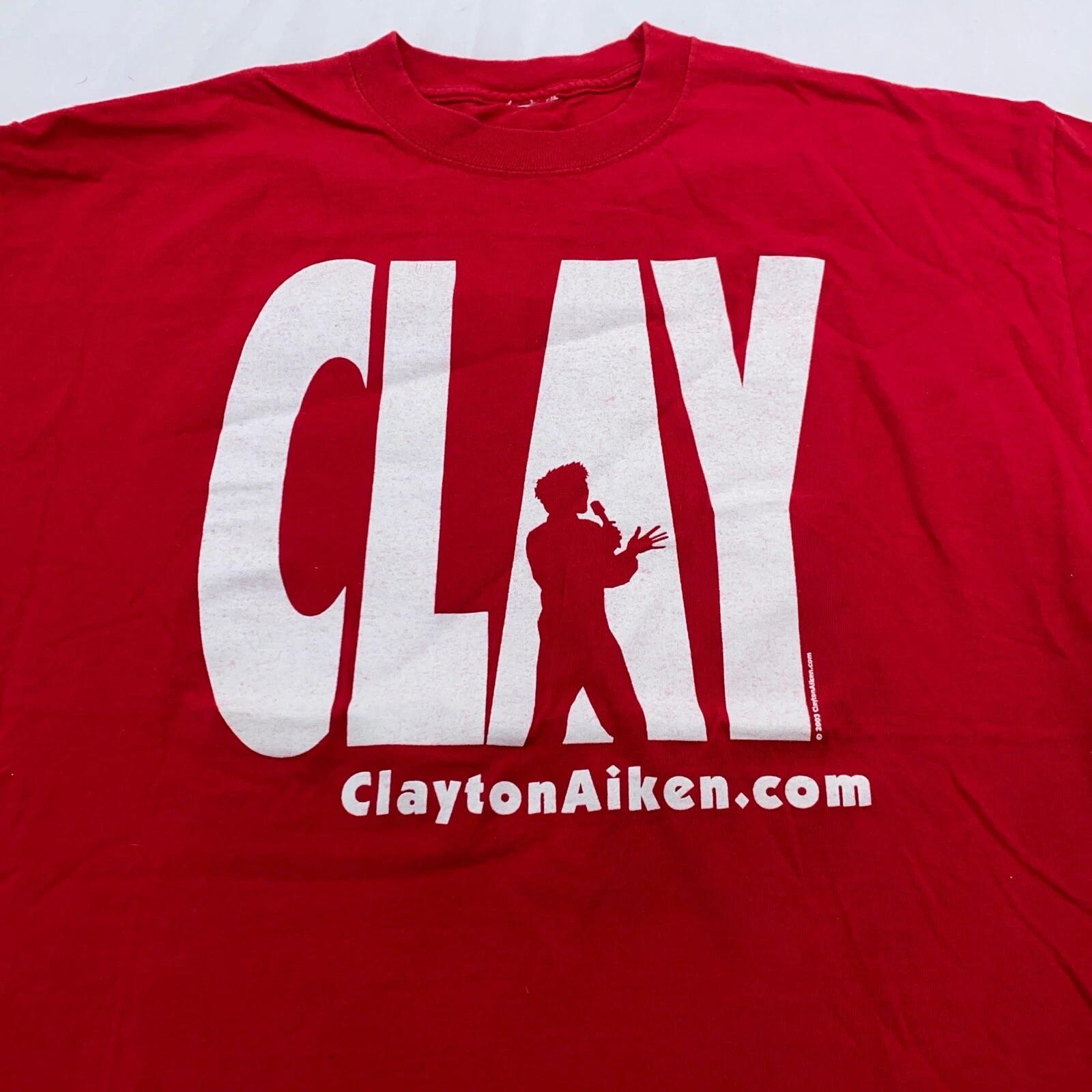 vintage CLAY AIKEN T-Shirt MEDIUM/LARGE concert american idol 4XL
vintage CLAY AIKEN T-Shirt MEDIUM/LARGE concert american idol 4XL