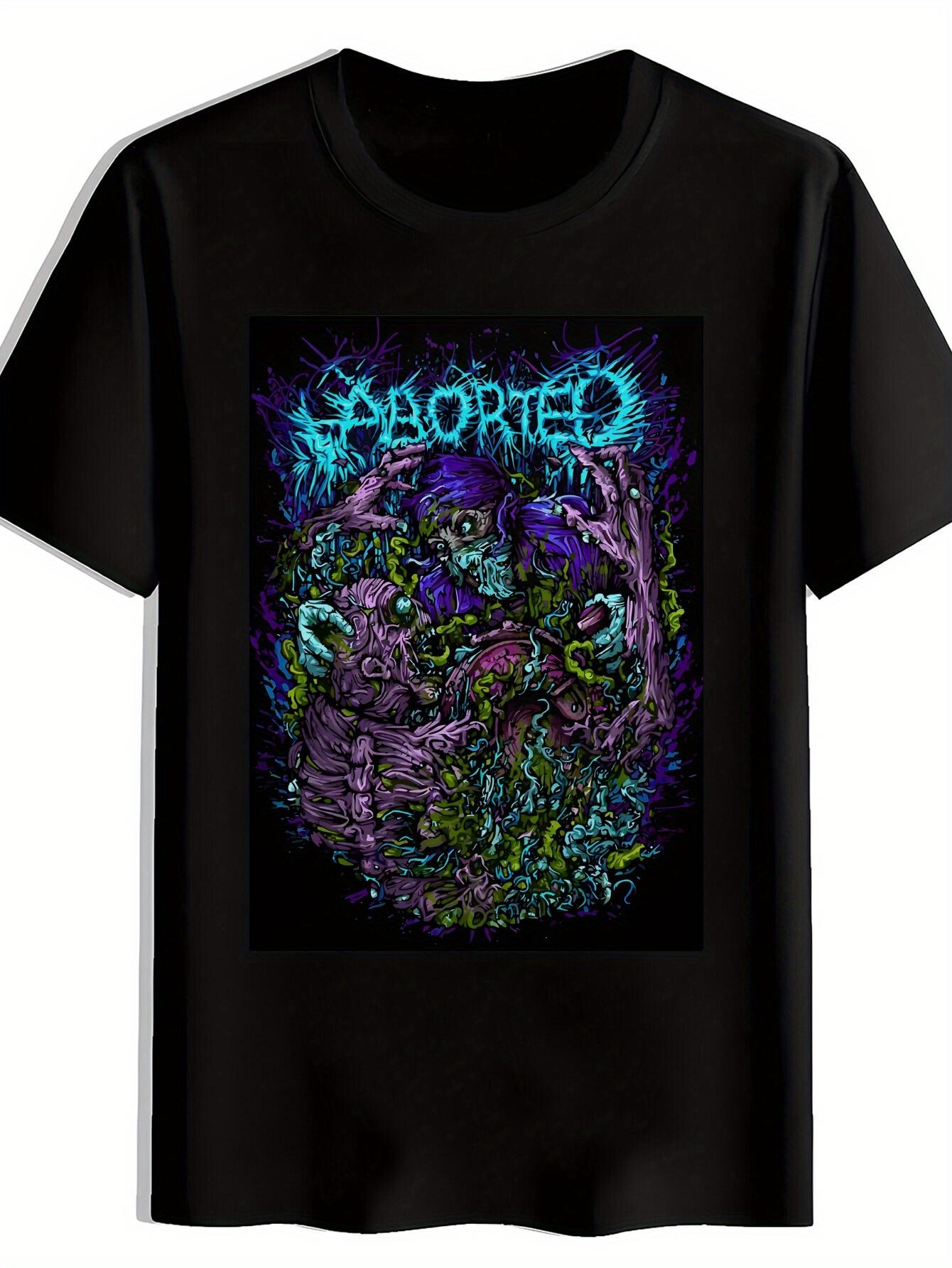 Vintage Rock Band Graphic T-shirt - Black Short Sleeve Round Neck Summer Tee with Vibrant Music Artwork M
Vintage Rock Band Graphic T-shirt - Black Short Sleeve Round Neck Summer Tee with Vibrant Music Artwork M