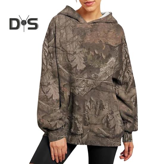 Жіноча толстовка осінь-зима з принтом листя, велика кишеня, довгі рукави, товсті теплі вільні з капюшоном, камуфляж, щоденний спортивний топ L 4
Жіноча толстовка осінь-зима з принтом листя, велика кишеня, довгі рукави, товсті теплі вільні з капюшоном, камуфляж, щоденний спортивний топ L 4