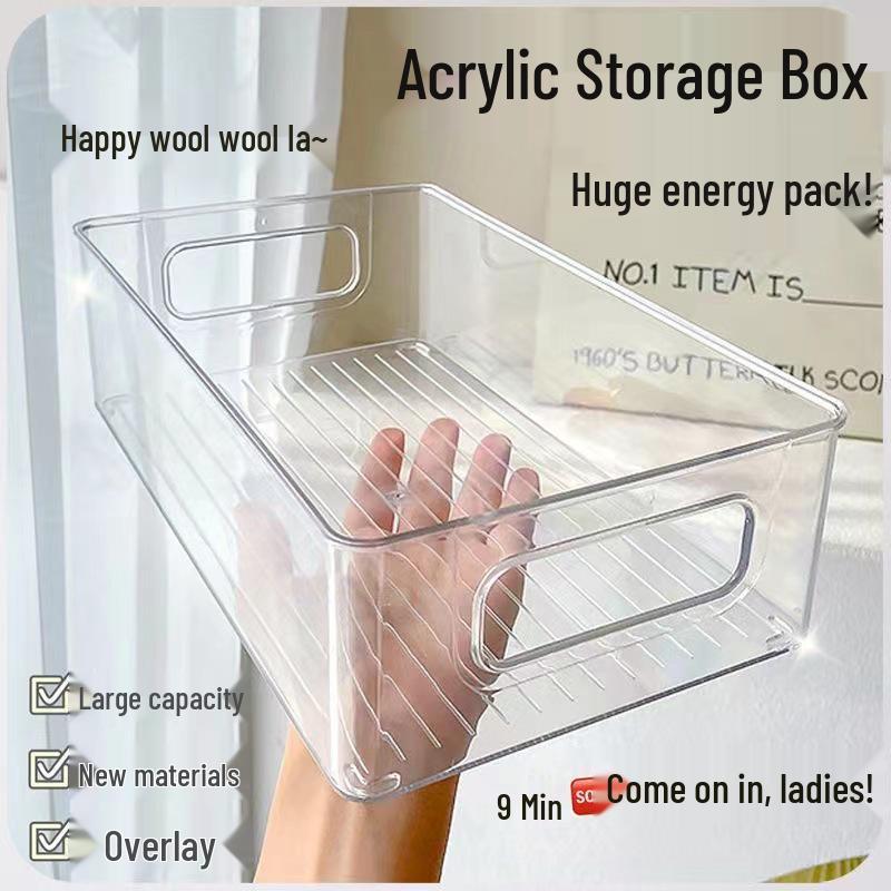 Transparent PET Storage Box for Cosmetics, Skincare, Lipsticks & Jewelry - Ideal for Desktop or Office Organization
Transparent PET Storage Box for Cosmetics, Skincare, Lipsticks & Jewelry - Ideal for Desktop or Office Organization