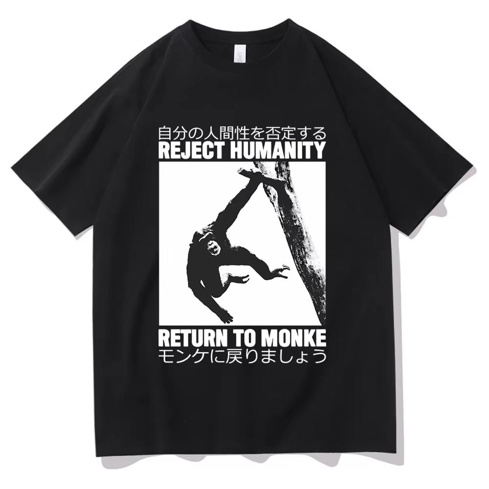 Reject Humanity Return To Monke T-shirt Cute Funny Meme Japanese Monkey Graphic Print Tshirt Men Women Cotton Oversized T Shirts S разноцветный
Reject Humanity Return To Monke T-shirt Cute Funny Meme Japanese Monkey Graphic Print Tshirt Men Women Cotton Oversized T Shirts S разноцветный