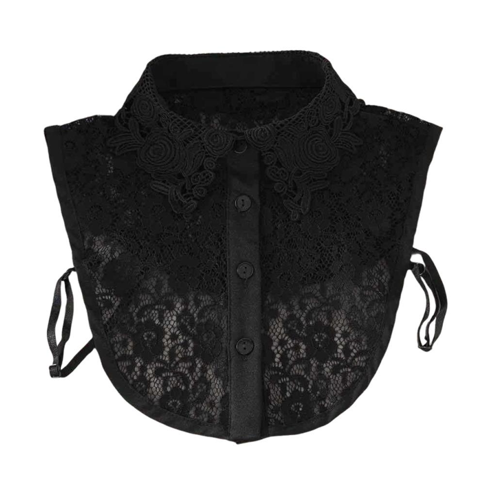 Rose Lace Fake Collar High Collar Pure Color Detachable Collar White Color Lace Detail Soluble Weave Flower Fashionable Wear чёрный
Rose Lace Fake Collar High Collar Pure Color Detachable Collar White Color Lace Detail Soluble Weave Flower Fashionable Wear чёрный