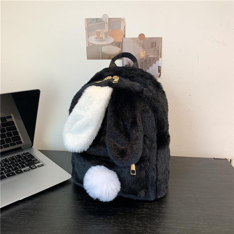 Personalized Plush Backpack for Women Autumn and Winter New Cute Rabbit Ears Plush Kids Backpack Casual Plush MINI Shoulder Bag чёрный
Personalized Plush Backpack for Women Autumn and Winter New Cute Rabbit Ears Plush Kids Backpack Casual Plush MINI Shoulder Bag чёрный