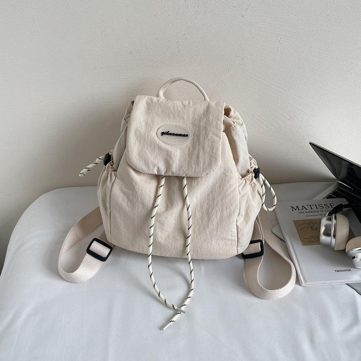 Japanese-Style Washed Canvas Vintage Small Backpack for Female College Students, Trendy Casual Versatile Mini Hiking Backpack for Commuting, бежевый
Japanese-Style Washed Canvas Vintage Small Backpack for Female College Students, Trendy Casual Versatile Mini Hiking Backpack for Commuting, бежевый