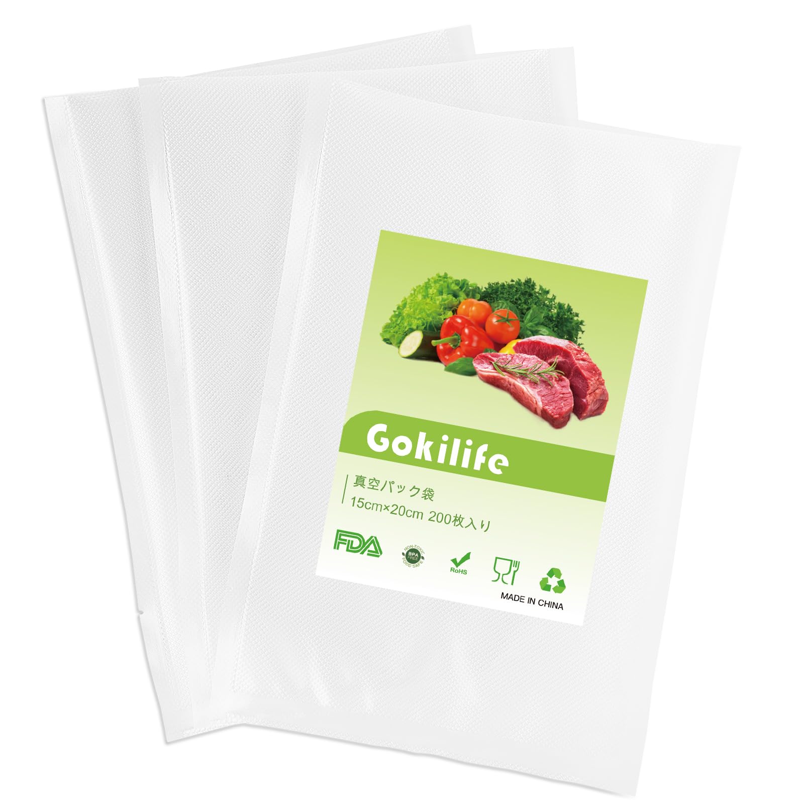Gokilife вакуумный упаковочный пакет вакуумная упаковочная машина рулон 15 x 20 см x 200 шт. пакет для вакуумной упаковочной машины Shinku Pack Bag пищевой упаковочный рулон Saver
Gokilife вакуумный упаковочный пакет вакуумная упаковочная машина рулон 15 x 20 см x 200 шт. пакет для вакуумной упаковочной машины Shinku Pack Bag пищевой упаковочный рулон Saver