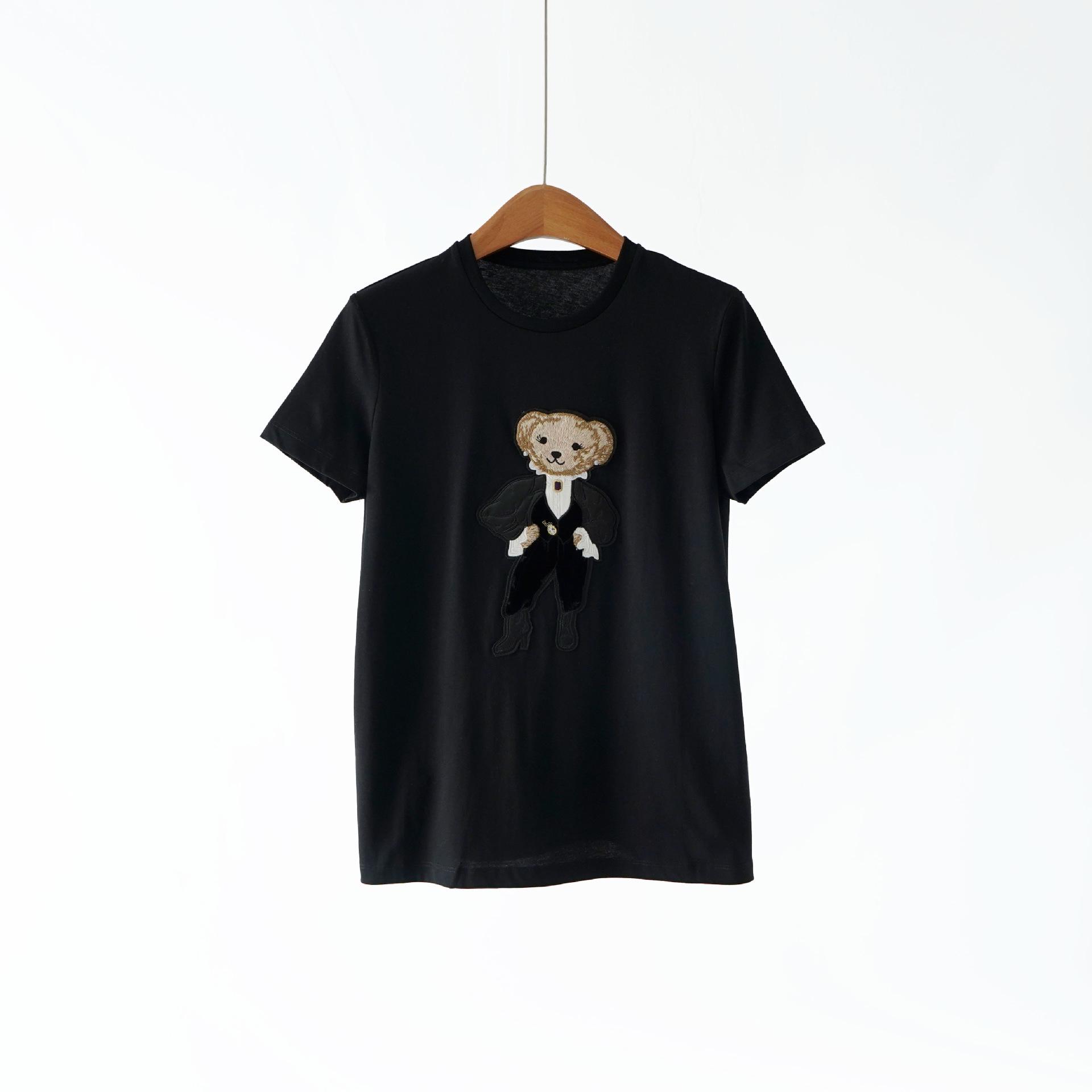 Early Spring Women s T-Shirt: 100% Long-Staple Cotton, Heavy Embroidery, Little Bear Design, Round Neck, Short Sleeve. Medium чёрный
Early Spring Women s T-Shirt: 100% Long-Staple Cotton, Heavy Embroidery, Little Bear Design, Round Neck, Short Sleeve. Medium чёрный