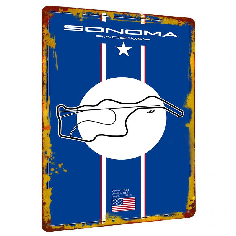 Sonoma Raceway Custom Metal Wall Art American Track Map Decorative Iron Painting for Home Decor 20x30cm(7.8x11.8inch)
Sonoma Raceway Custom Metal Wall Art American Track Map Decorative Iron Painting for Home Decor 20x30cm(7.8x11.8inch)
