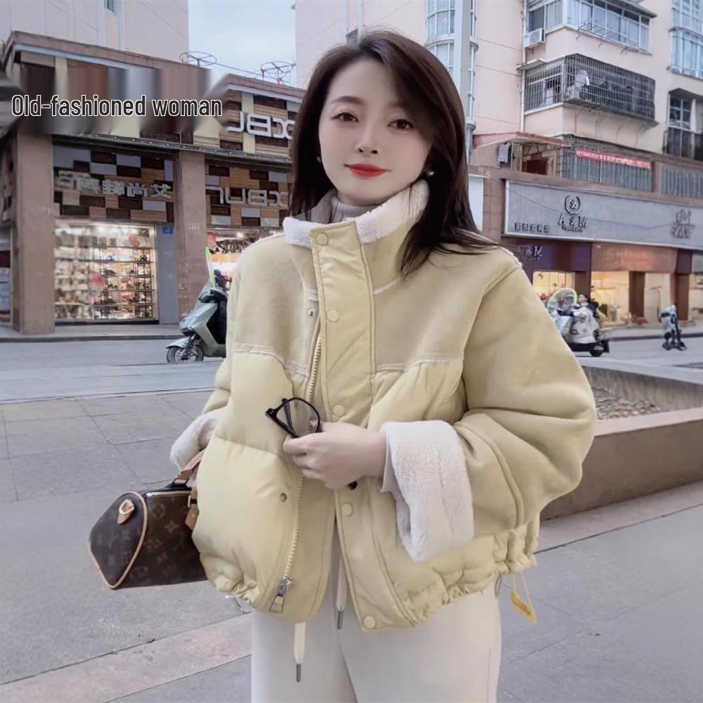 Women s 2024 Winter Faux Fur & Cotton Stand-Up Collar Jacket: Thickened, Loose, Petite, Warm Coat Large жёлтый
Women s 2024 Winter Faux Fur & Cotton Stand-Up Collar Jacket: Thickened, Loose, Petite, Warm Coat Large жёлтый