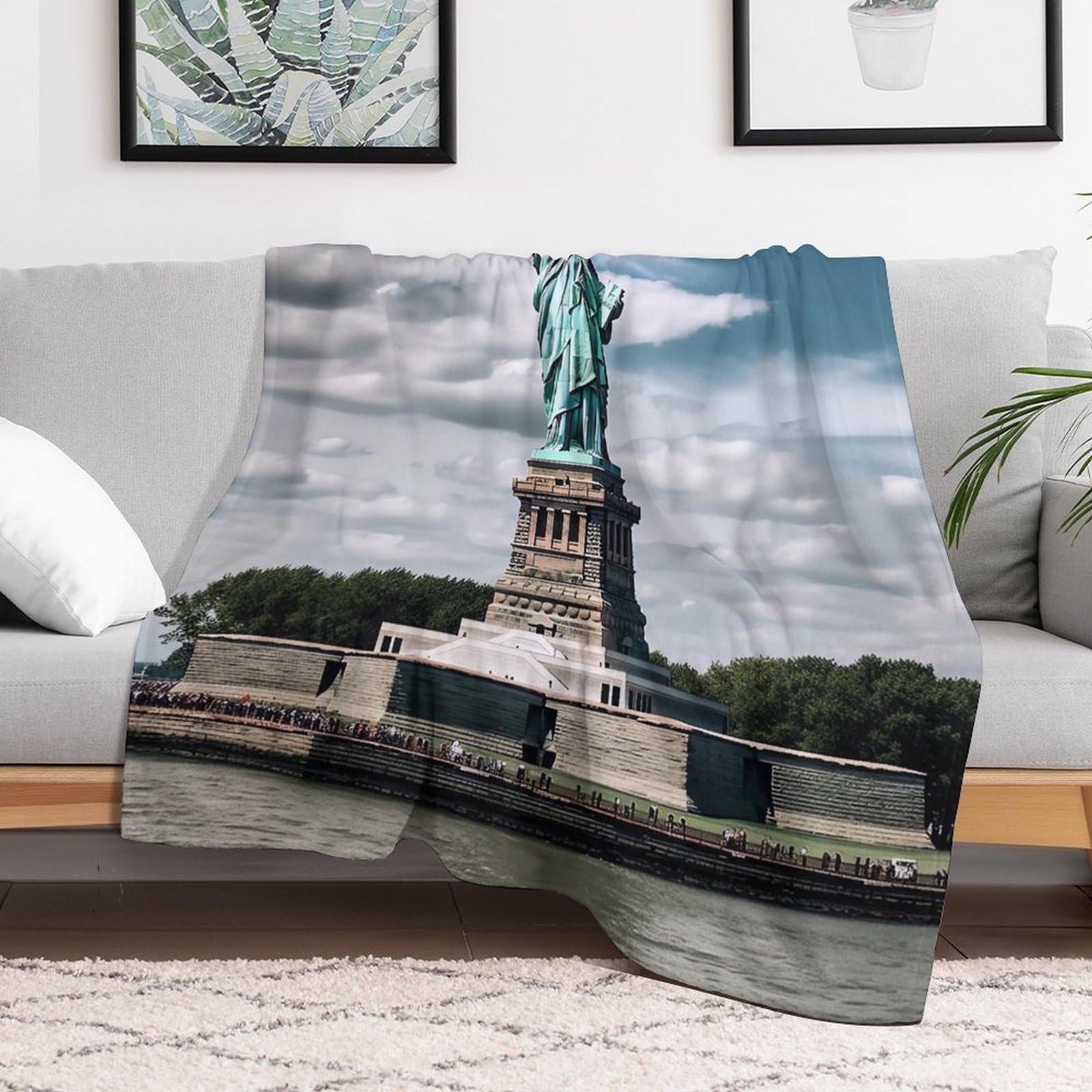 Statue of Liberty Flannel Throw Blanket Bedding for Living Room Bedroom Couch Sofa Warm Blanket Super Soft Lightweight King Size 80x120cm
Statue of Liberty Flannel Throw Blanket Bedding for Living Room Bedroom Couch Sofa Warm Blanket Super Soft Lightweight King Size 80x120cm