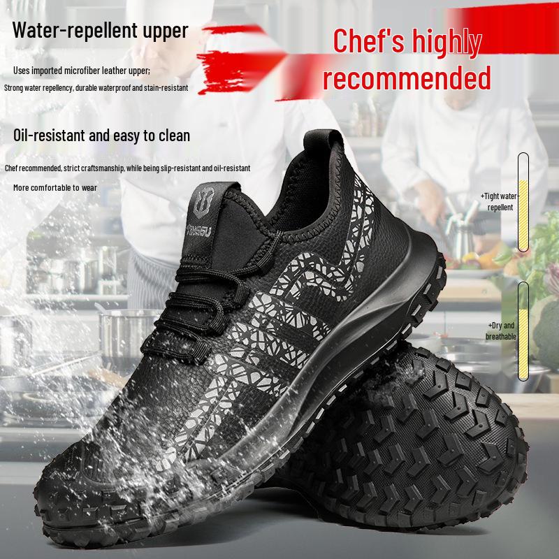 Мужская водонепроницаемая, нескользящая, маслостойкая защитная обувь – защита от ударов, проколов, износостойкая для кухни и строительства Black;43
Мужская водонепроницаемая, нескользящая, маслостойкая защитная обувь – защита от ударов, проколов, износостойкая для кухни и строительства Black;43