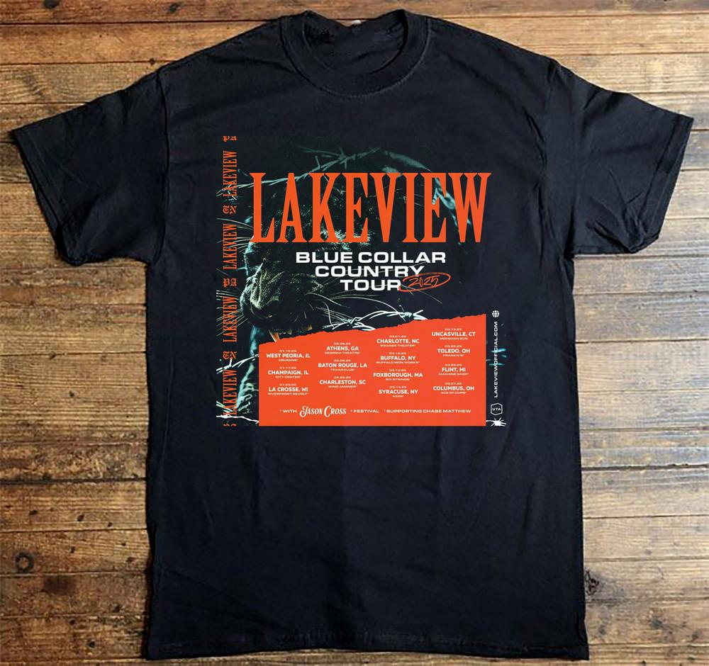 NEW Lakeview Band BLUE COLLAR COUNTRY TOUR 2025 T Shirt Black All Size HH420 Unisex T-Shirt S
NEW Lakeview Band BLUE COLLAR COUNTRY TOUR 2025 T Shirt Black All Size HH420 Unisex T-Shirt S