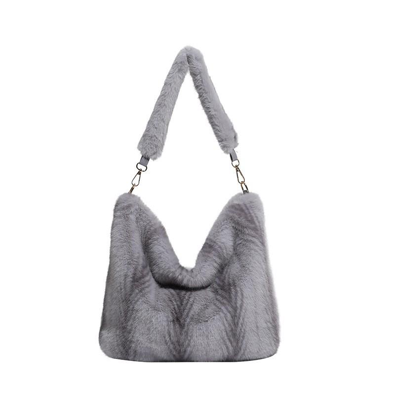 Fashionable Plush Bags Women 2025 New Large-capacity Tote Bag Urban Commuting All-matching Fluffy Shoulder сірий
Fashionable Plush Bags Women 2025 New Large-capacity Tote Bag Urban Commuting All-matching Fluffy Shoulder сірий