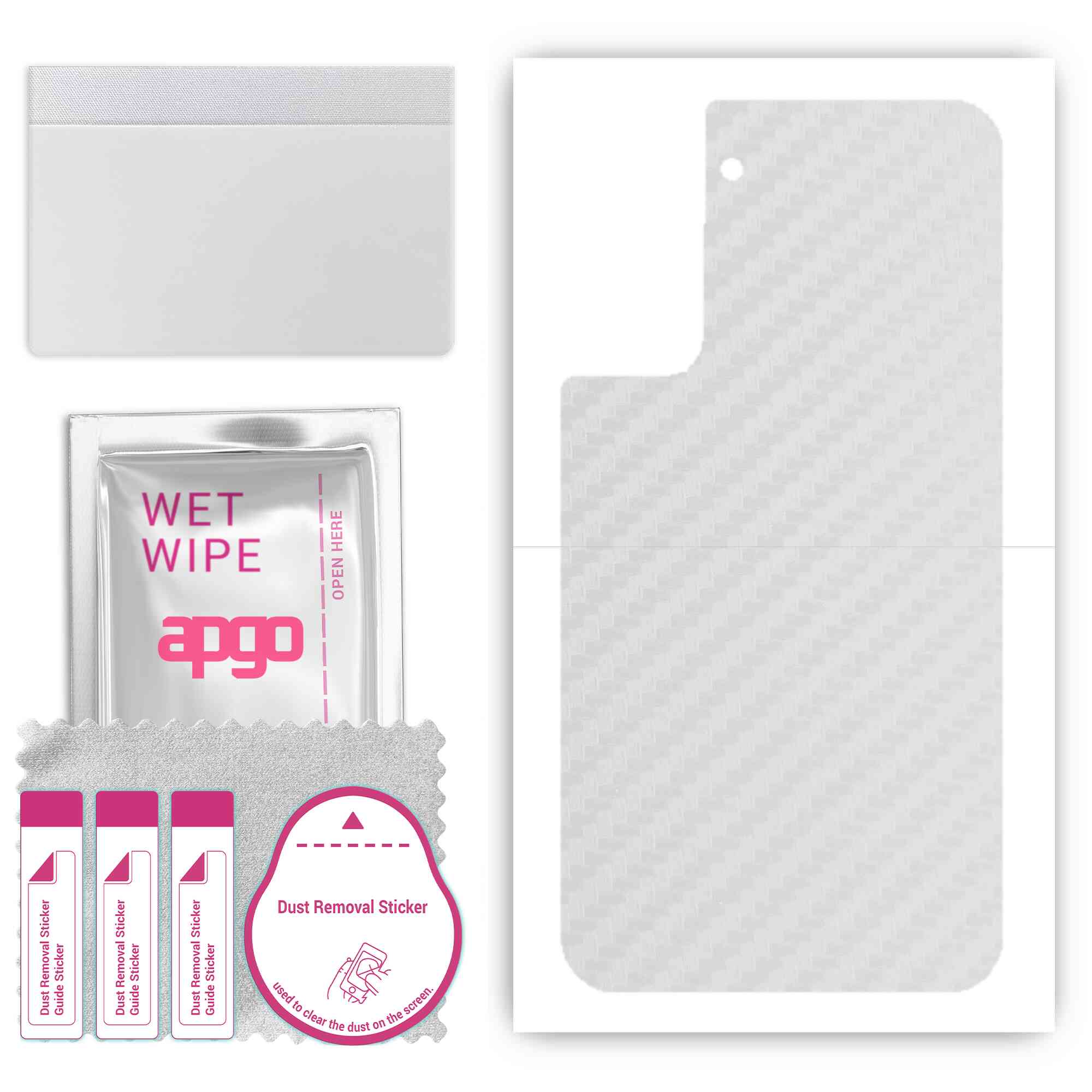 apgo Protective Skin Sticker for the back compatible with Samsung Galaxy S21 5G, Wrap Film, Foil, Vinyl - Pattern Transparent Carbon
apgo Protective Skin Sticker for the back compatible with Samsung Galaxy S21 5G, Wrap Film, Foil, Vinyl - Pattern Transparent Carbon