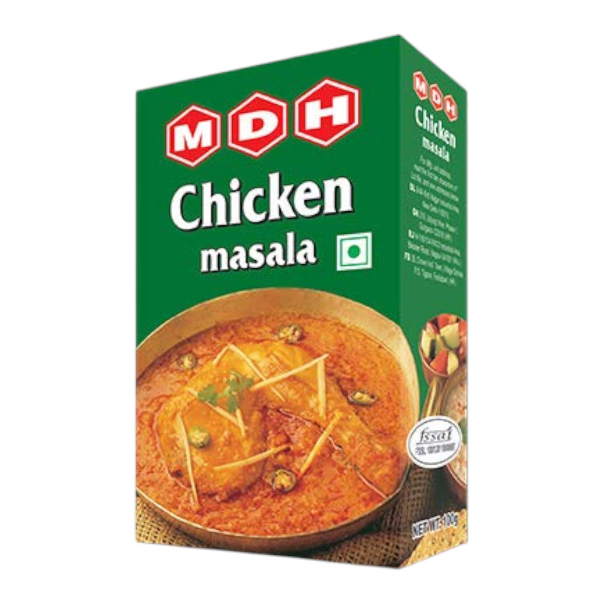 MDH Chicken Masala 100g Premium Spice Blend for Curries, Grills, Tandoori – Authentic Indian Flavor
MDH Chicken Masala 100g Premium Spice Blend for Curries, Grills, Tandoori – Authentic Indian Flavor
