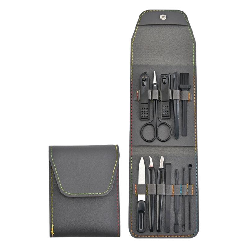 12Pcs Stainless Steel Nail Cutter Manicure Pedicure and PU Case Set Essential Grooming Tools Eyebrow Trimming Scissors серый
12Pcs Stainless Steel Nail Cutter Manicure Pedicure and PU Case Set Essential Grooming Tools Eyebrow Trimming Scissors серый