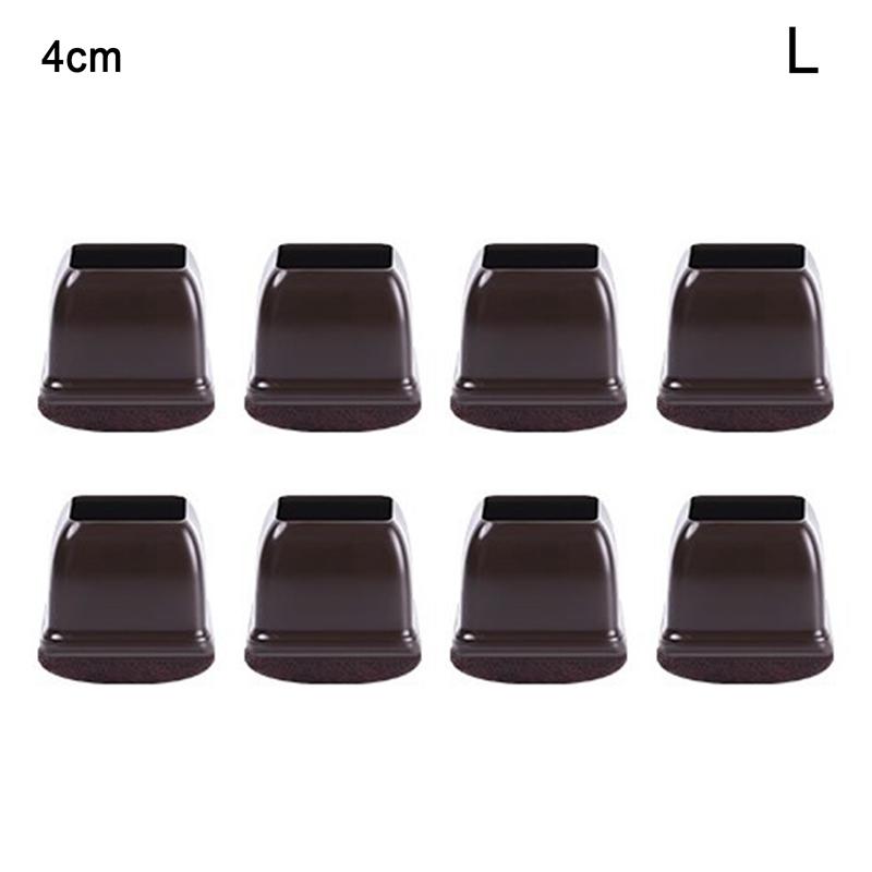 8 шт. чехлов на ножки стульев, силиконовые войлочные нижние противоскользящие коврики для ножек стола, эластичные мягкие защитные накладки для ног для мебели, защита пола