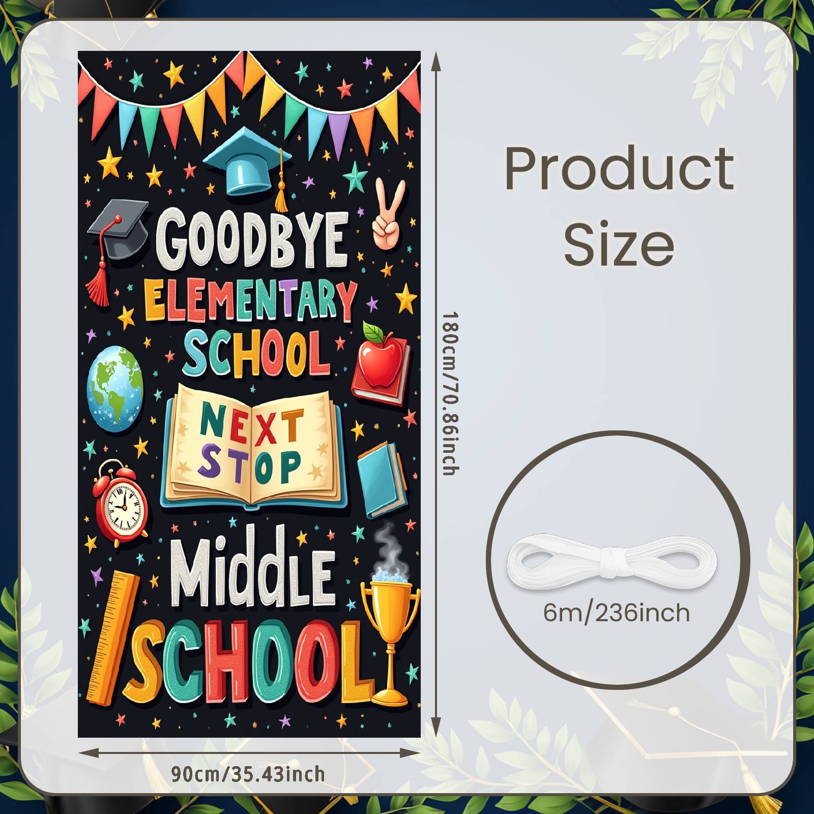School Farewell Display Open Book Pattern Elementary Graduation Banner Farewell School Banner Globe For Promotion Celebration
School Farewell Display Open Book Pattern Elementary Graduation Banner Farewell School Banner Globe For Promotion Celebration