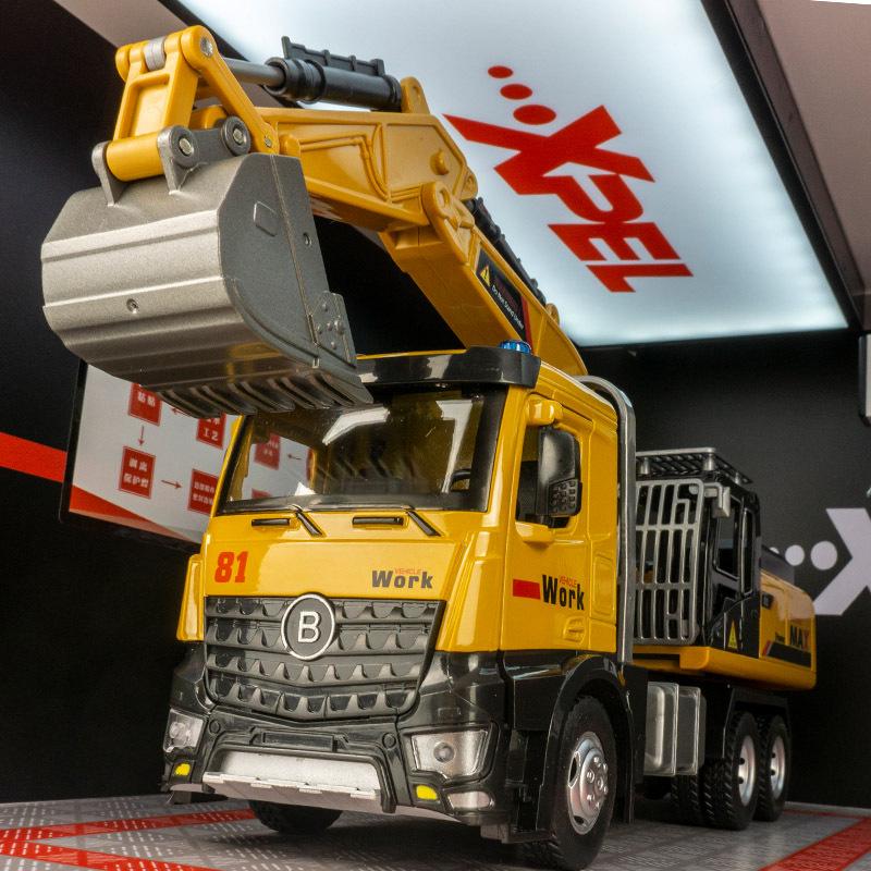Jiadu JD-8238 Alloy Excavator Toy Car with Lights - Inertia Powered Simulation Vehicle for Boys
Jiadu JD-8238 Alloy Excavator Toy Car with Lights - Inertia Powered Simulation Vehicle for Boys