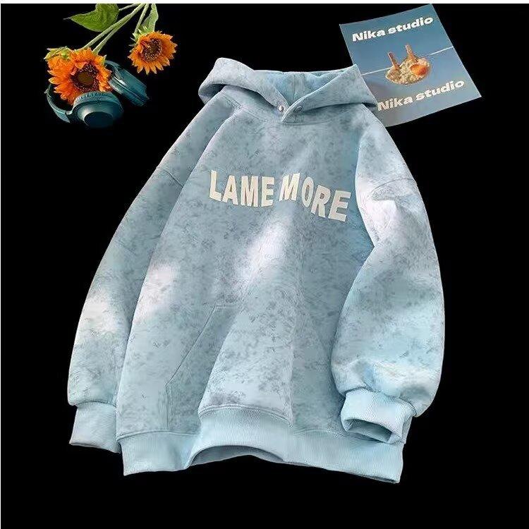 Свитшот с капюшоном тай-дай мужской весенне-осенний тренд свободный для подростков на одежде модный бренд американский алфавит тяжелое пальто 3XL синий
Свитшот с капюшоном тай-дай мужской весенне-осенний тренд свободный для подростков на одежде модный бренд американский алфавит тяжелое пальто 3XL синий