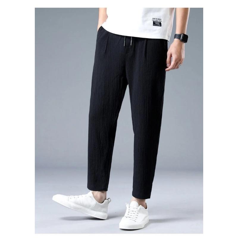 Summer Ice Silk Man Jogger Linen Pants Casual Wide Summer Sweatpants Male Spring Lightweight Halking Harem Trousers 5XL чорний
Summer Ice Silk Man Jogger Linen Pants Casual Wide Summer Sweatpants Male Spring Lightweight Halking Harem Trousers 5XL чорний