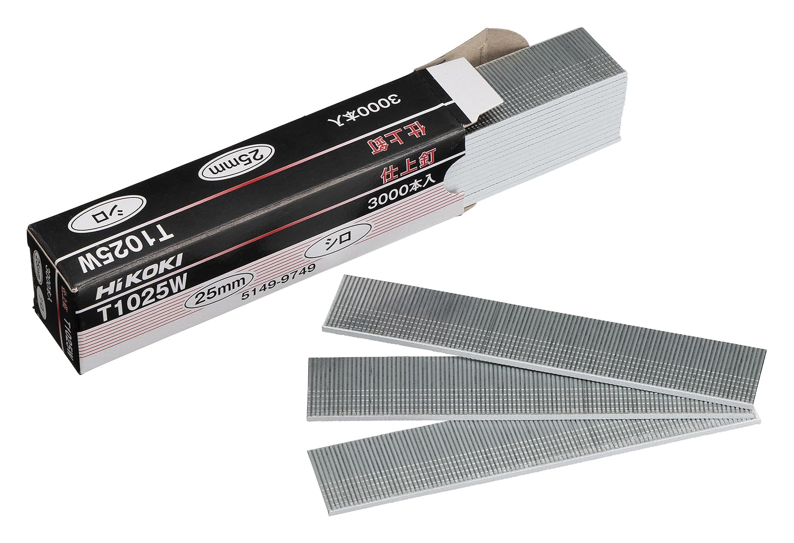 HiKOKI Finishing 25mm overall x 3000 T1025W Nails, length, 1.25mm 1.9mm head, White, pieces, білий
HiKOKI Finishing 25mm overall x 3000 T1025W Nails, length, 1.25mm 1.9mm head, White, pieces, білий