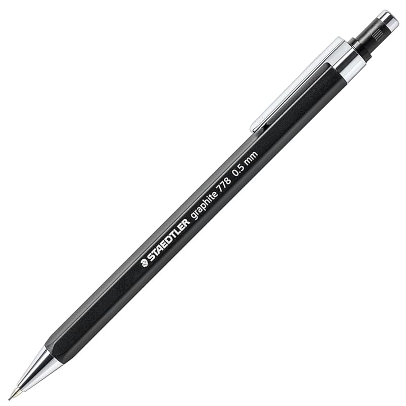STAEDTLER Staedtler Graphite 778 mechanical pencil hexagonal shaft cushion function rotating eraser (0.5mm)
STAEDTLER Staedtler Graphite 778 mechanical pencil hexagonal shaft cushion function rotating eraser (0.5mm)