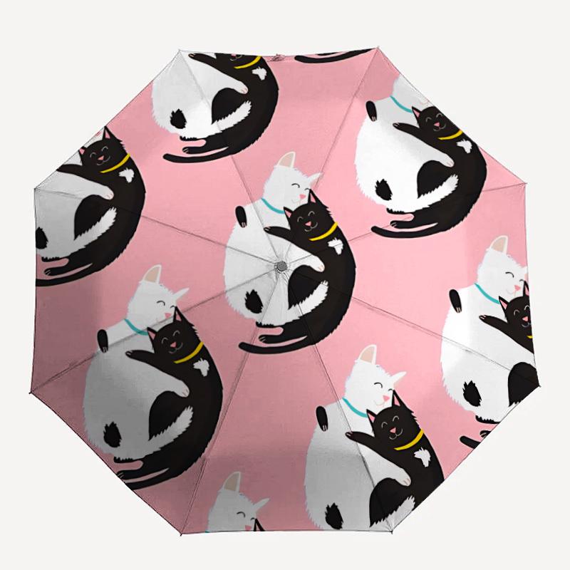 1pc Cat Hug Pattern Automatic Opening/closing Umbrella with Auto Open/Close, Windproof, Foldable Sunshade, Perfect Gift for Friends, Durable
1pc Cat Hug Pattern Automatic Opening/closing Umbrella with Auto Open/Close, Windproof, Foldable Sunshade, Perfect Gift for Friends, Durable