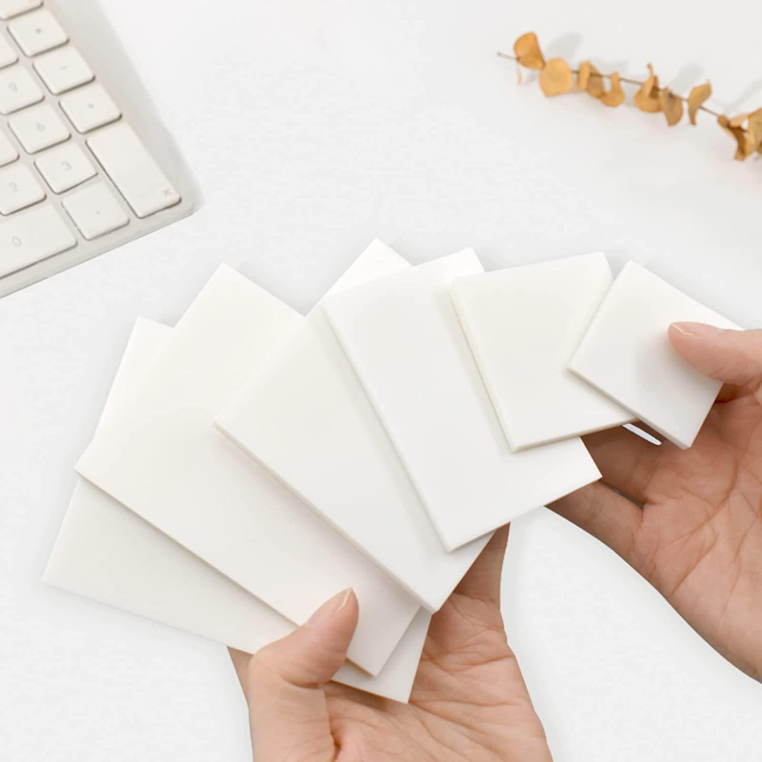 6 Books Transparent Sticky Note Combo Scrapes Stickers Note Pads Paper Clear Notepad School Stationery Office Supplies
6 Books Transparent Sticky Note Combo Scrapes Stickers Note Pads Paper Clear Notepad School Stationery Office Supplies