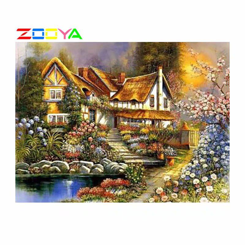 ZOOYA 5D DIY Алмазная картина Пейзаж Набор для вышивки крестом Дом Алмазная вышивка Мозаика Стразы Фотографии Домашний декор
ZOOYA 5D DIY Алмазная картина Пейзаж Набор для вышивки крестом Дом Алмазная вышивка Мозаика Стразы Фотографии Домашний декор