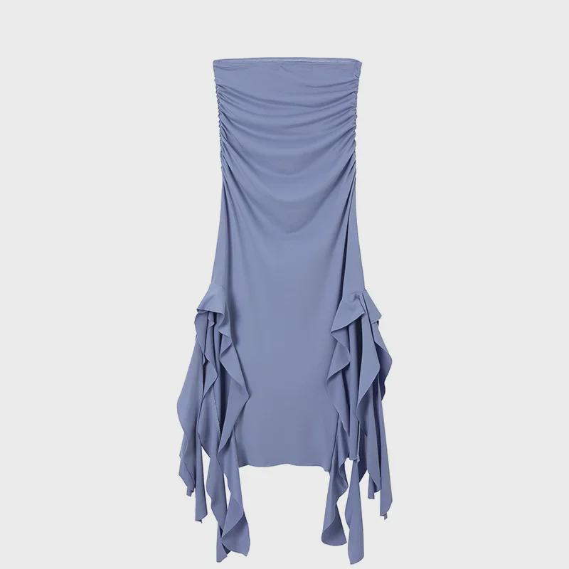 2024 Весна/Лето Европейско-Американский Тренд Одно Плечо Топ-Труба Облегающее Нестандартное Платье для Женщин X-Large светло-синий
2024 Весна/Лето Европейско-Американский Тренд Одно Плечо Топ-Труба Облегающее Нестандартное Платье для Женщин X-Large светло-синий