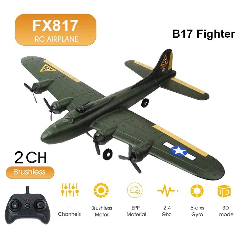 FX817 B17 RC Літак Літак з дистанційним керуванням Літак з нерухомим крилом 2,4 ГГц Планер EPP Foam RTF Літаки RC Літаки Іграшки для дітей
FX817 B17 RC Літак Літак з дистанційним керуванням Літак з нерухомим крилом 2,4 ГГц Планер EPP Foam RTF Літаки RC Літаки Іграшки для дітей