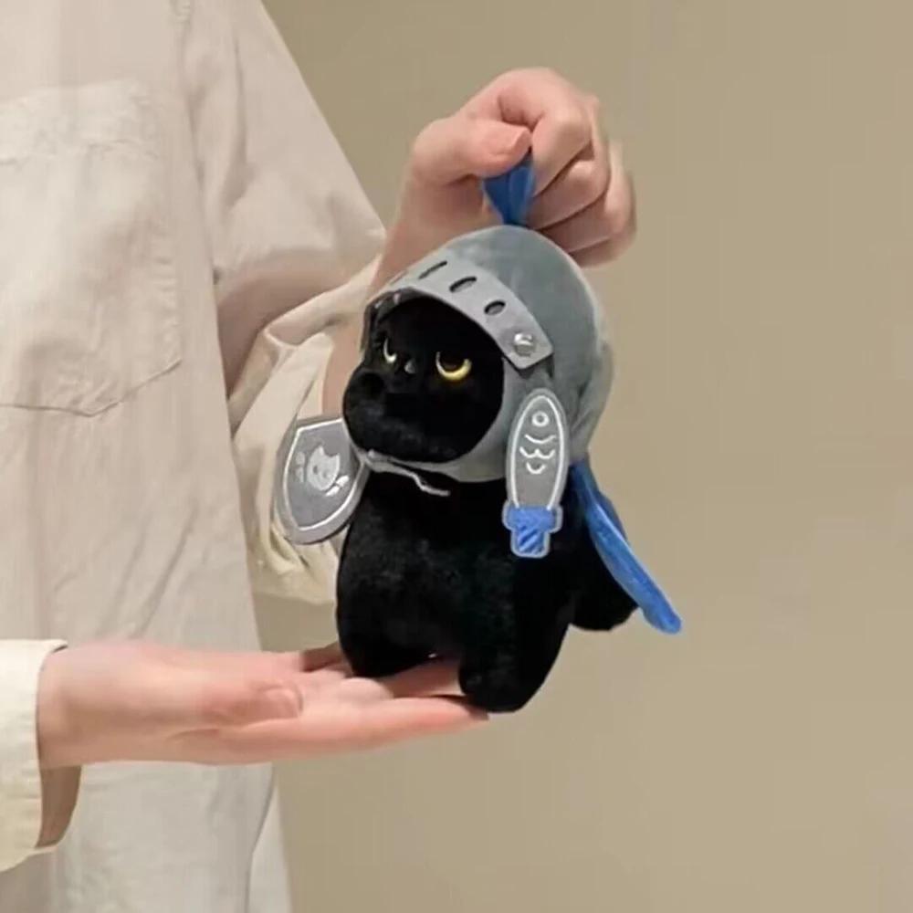 Версія Q Knight Cat Kitty Cat Лялька-іграшка-рюкзак-підвіска-компаньйон-лялька-сумка-кулон, дитячий подарунок на день народження, милий чорний кіт, іграшка 1PCS
Версія Q Knight Cat Kitty Cat Лялька-іграшка-рюкзак-підвіска-компаньйон-лялька-сумка-кулон, дитячий подарунок на день народження, милий чорний кіт, іграшка 1PCS