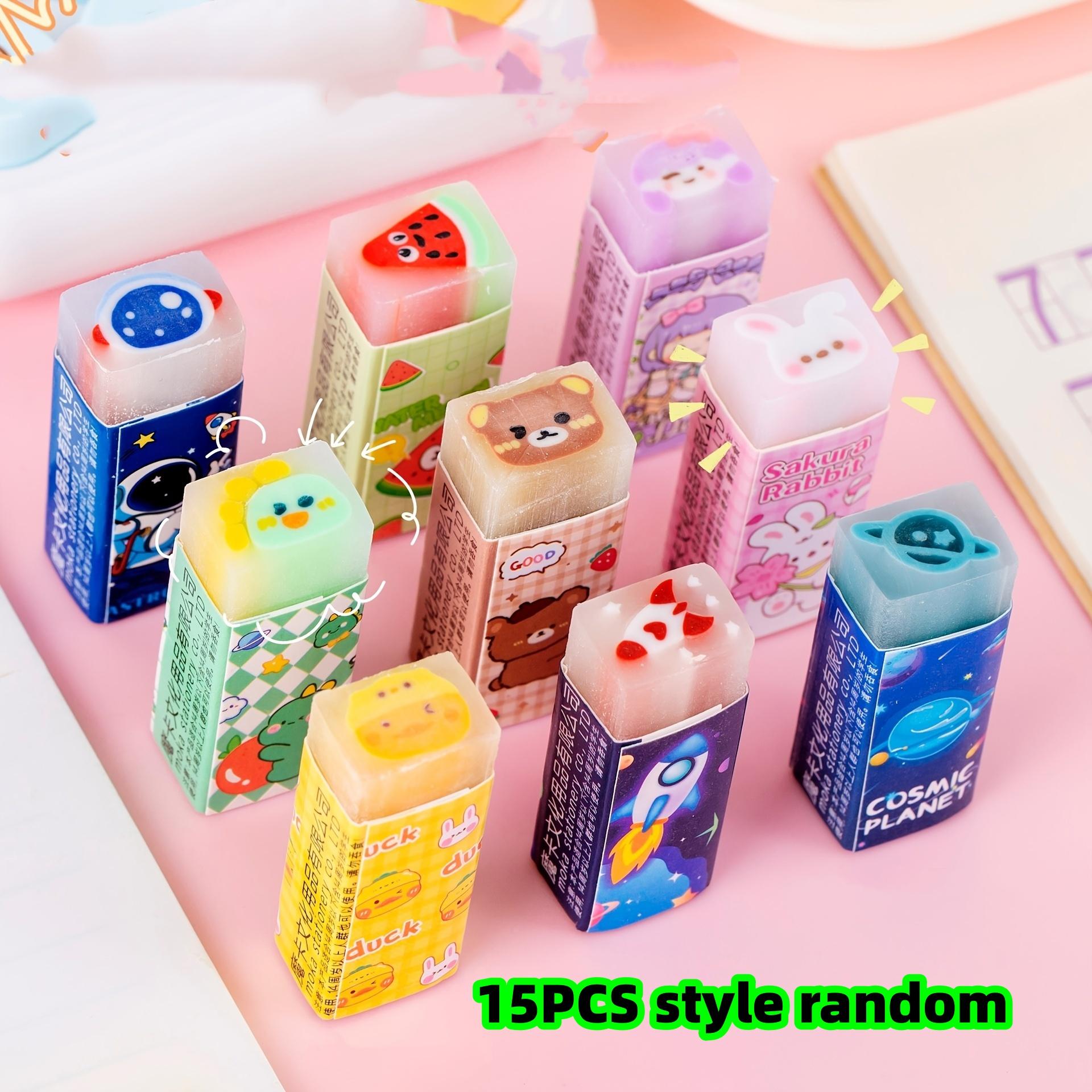 15-Piece Set of Randomly Assorted Cartoon Fruit-Shaped Erasers, Jelly Erasers, Student-Specific Erasers, Dust-Free Erasers, Kindergarten Prizes
15-Piece Set of Randomly Assorted Cartoon Fruit-Shaped Erasers, Jelly Erasers, Student-Specific Erasers, Dust-Free Erasers, Kindergarten Prizes