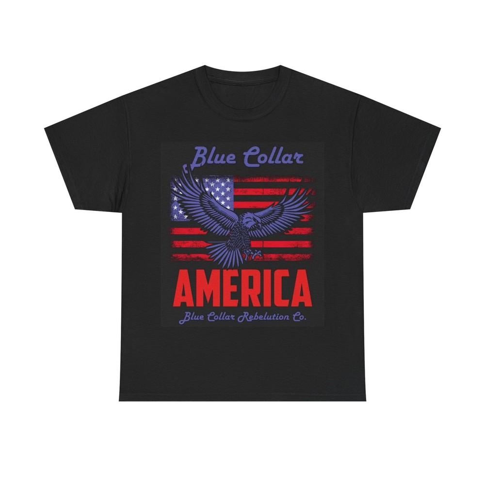Blue Collar Tshirt American Flag July 4th 1776 USA Unisex Heavy Cotton Tee Unisex T-Shirt L
Blue Collar Tshirt American Flag July 4th 1776 USA Unisex Heavy Cotton Tee Unisex T-Shirt L