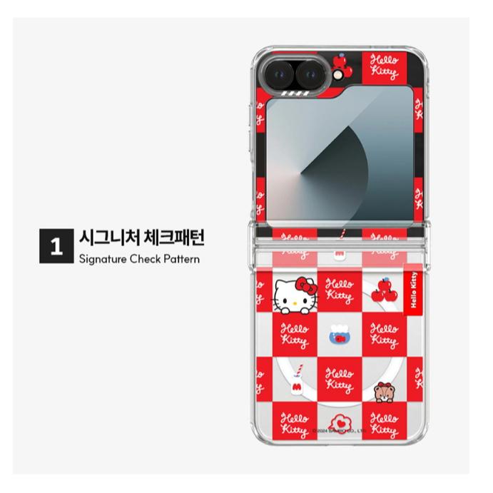 Sanrio genuine Hello Kitty Galaxy Z Flip7 Magsafe Phone Case Bumer Signature CHECK_ZFLIP7
Sanrio genuine Hello Kitty Galaxy Z Flip7 Magsafe Phone Case Bumer Signature CHECK_ZFLIP7