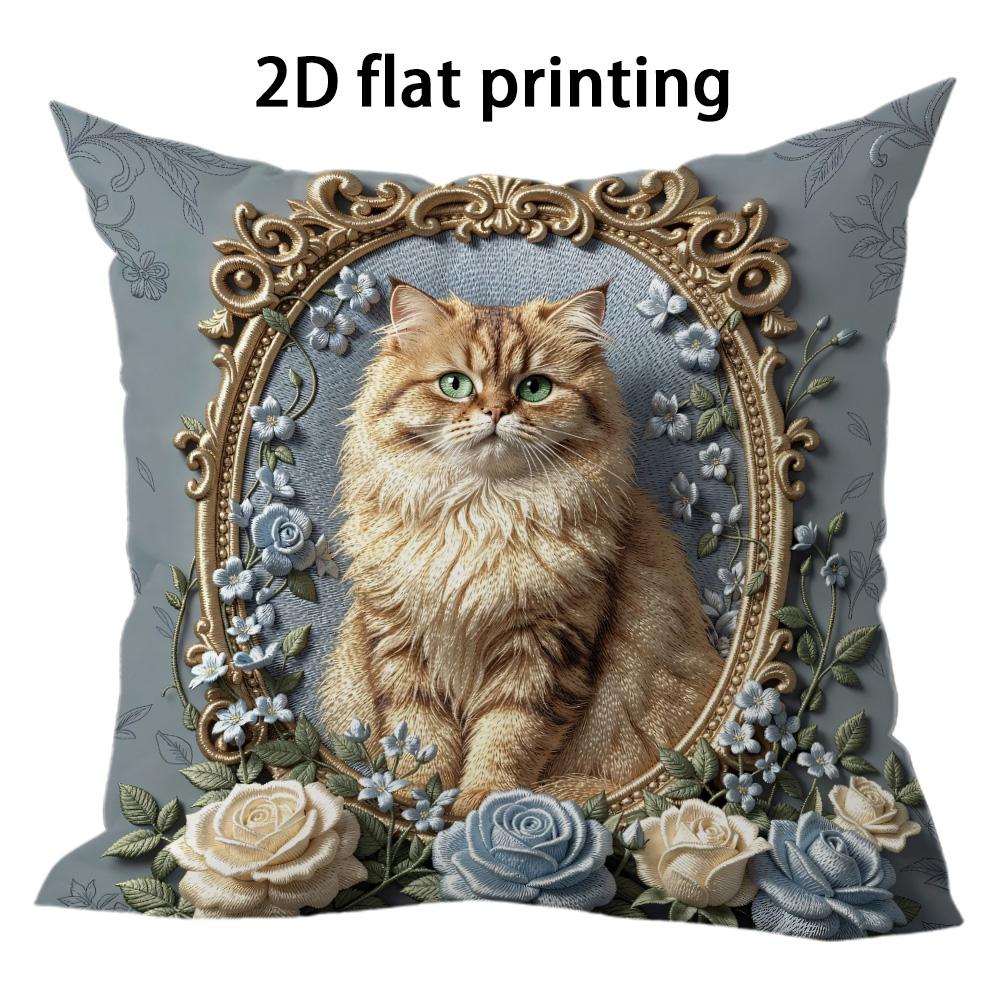 1pc Vintage Victorian Animal Square Throw Pillow Covers Cat Rabbit Fox Owl Floral Decorative Pillowcases for Home Sofa Bedroom 45x45cm-1pcs
1pc Vintage Victorian Animal Square Throw Pillow Covers Cat Rabbit Fox Owl Floral Decorative Pillowcases for Home Sofa Bedroom 45x45cm-1pcs