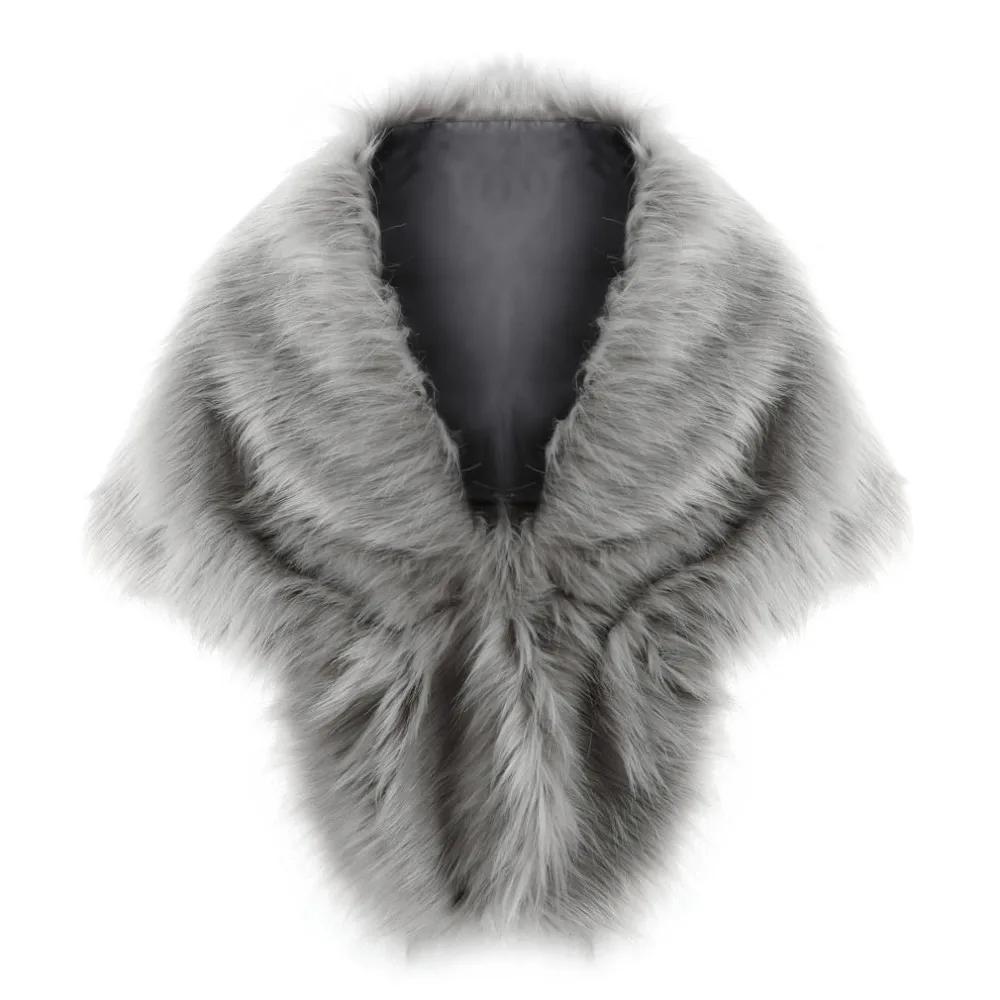 Shawl Elegant Faux Fur Shawl Warp Stole Evening Wedding Women 10
Shawl Elegant Faux Fur Shawl Warp Stole Evening Wedding Women 10